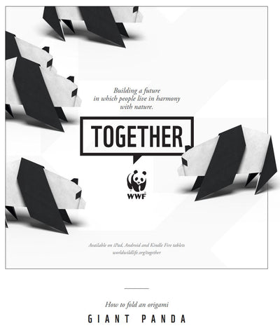 Les origamis du WWF