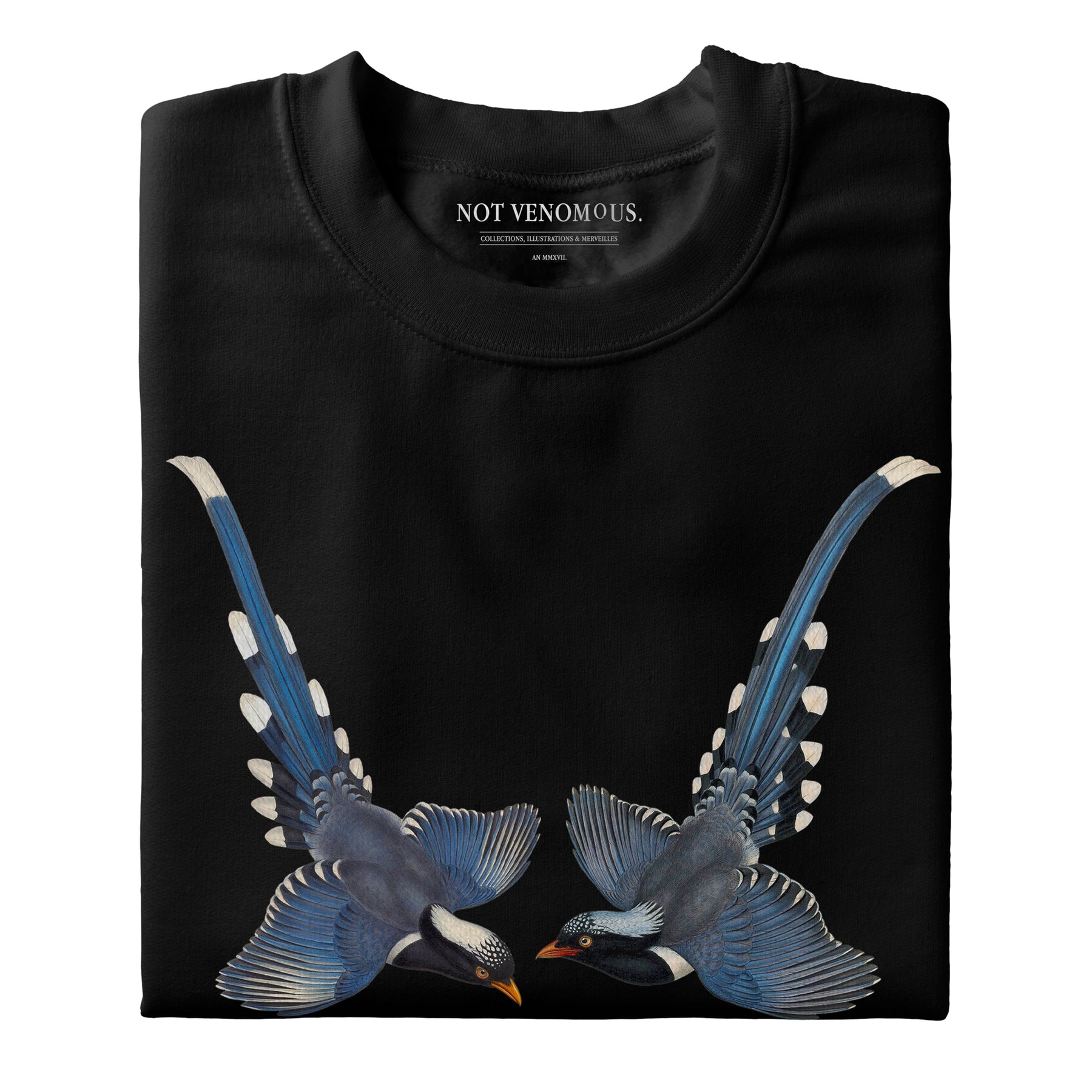 Magpie Merch Blue Magpie (Pull crew neck unisexe) – Not Venomous