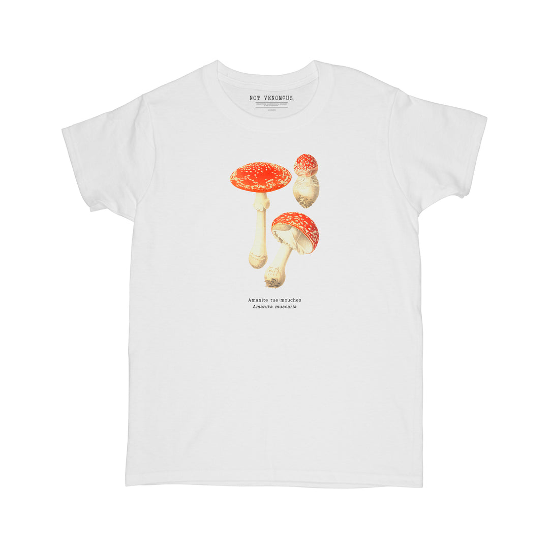 T-shirt Homme Champignons Gildan - Coton Léger, Manches Courtes, Coupe Regular, Neuf Sans étiquette